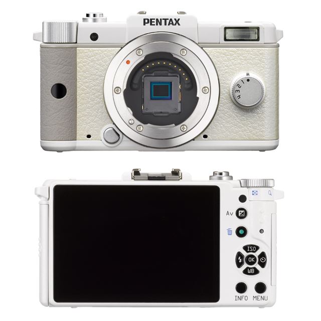 PENTAX Q ホワイト 単焦点レンズ 望遠レンズ - カメラ