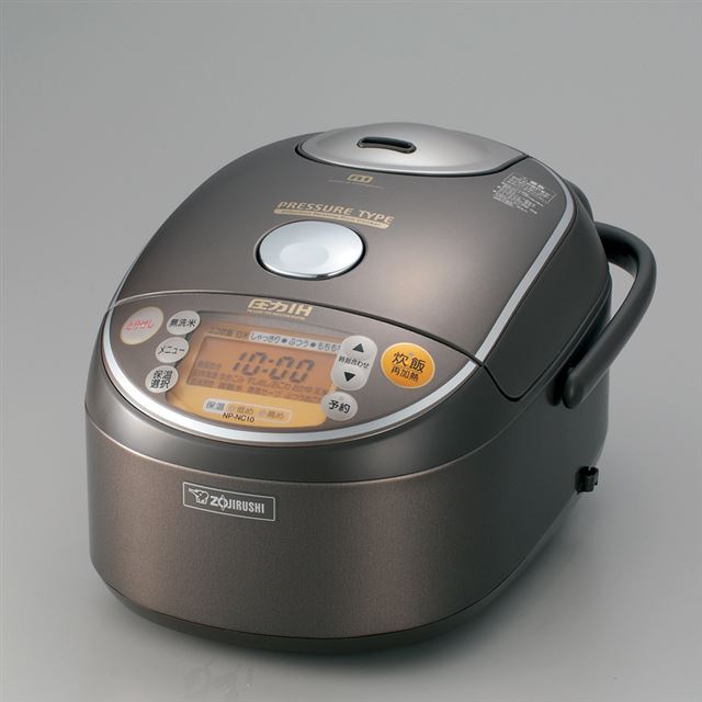 ZOJIRUSHI 圧力IH炊飯ジャー 【1升炊き】 NP-NC18-TC メタリックブラウン g6bh9ry