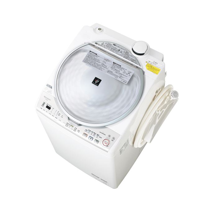 シャープ、ハンガーにかけたまま乾燥できる洗濯機 - 価格.com