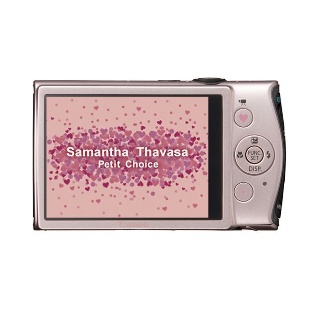 Canon IXY 600F Samantha Thavasaコラボモデル-