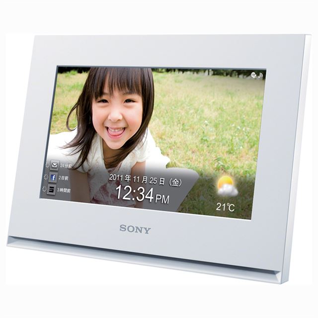 新品未使用☆SONY デジタルフォトフレーム DPF-W700/W ホワイト-