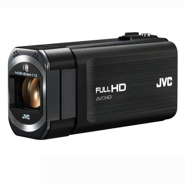 JVC、F1.2レンズを搭載した小型ビデオカメラ「Everio V」 - 価格.com