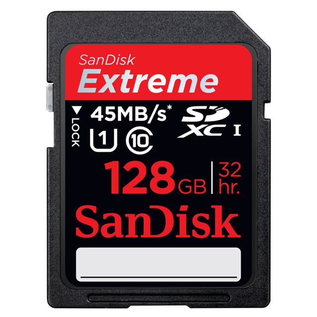 エクストリーム SDXC UHS-Iカード 128GB
