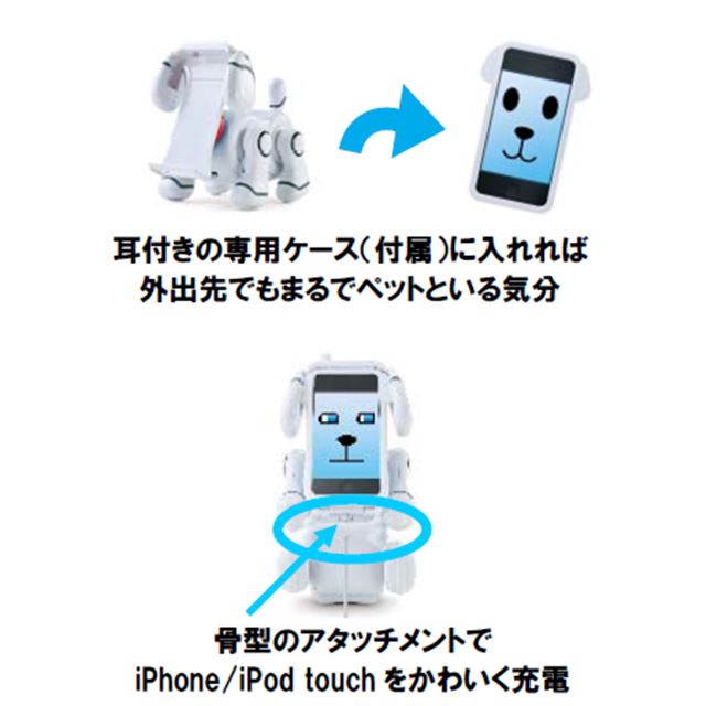バンダイ、iPhoneが顔になるペットロボット「スマートペット」 - 価格.com