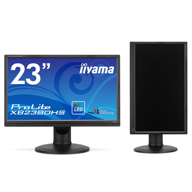 iiyama、昇降・ピボット機能対応のIPSパネル採用23型フルHD液晶 - 価格.com