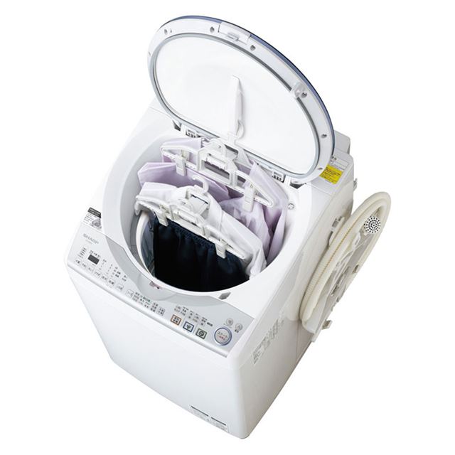 シャープ、節水を強化したプラズマクラスター洗濯機 - 価格.com