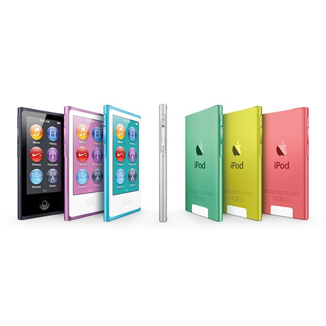 アップル、厚さ5mmで2.5型液晶を搭載した第7世代「iPod nano