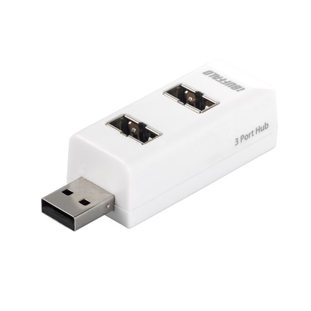 バッファロー、「どっちもハブ」を採用した小型USBハブ - 価格.com
