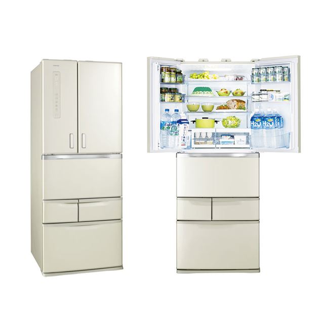 東芝、電動タッチオープンを採用した冷蔵庫 - 価格.com
