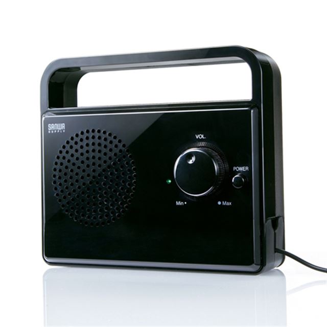 サンワ、TVの音声を手元で聴けるアンプ内蔵型スピーカー - 価格.com