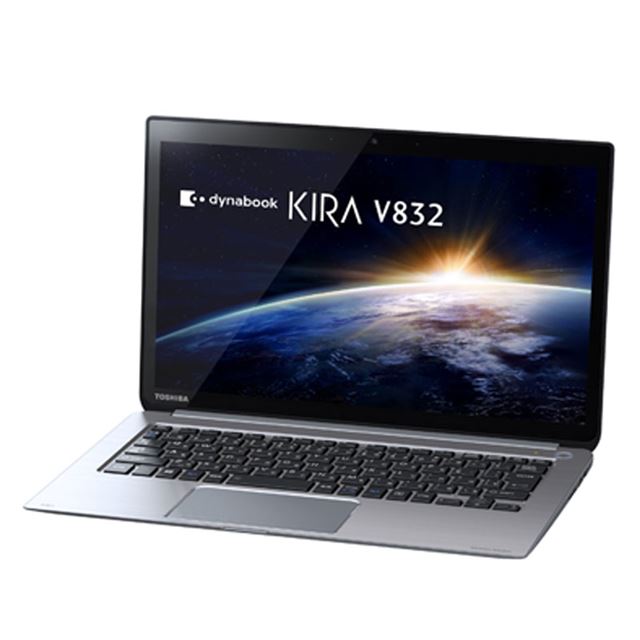 東芝、国内初の13.3型WQHD液晶搭載Ultrabook「dynabook KIRA V832 ...