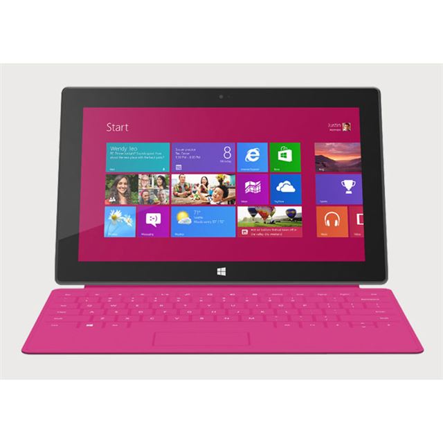 マイクロソフト、Surface RTのタッチカバーに「マゼンタ ピンク」追加 