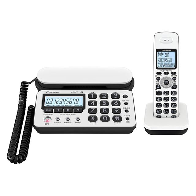 パイオニア、ツートンカラーのコードレス電話機「TF-SD10」 - 価格.com