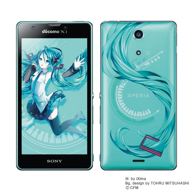 ドコモ 初音ミクスマホ Xperia Feat Hatsune Miku So 04e 発表 価格 Com