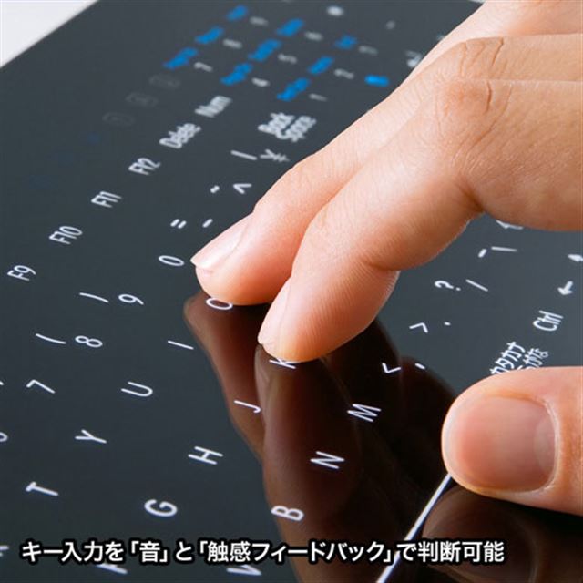 サンワ、タッチパッド内蔵のフルフラットキーボード - 価格.com