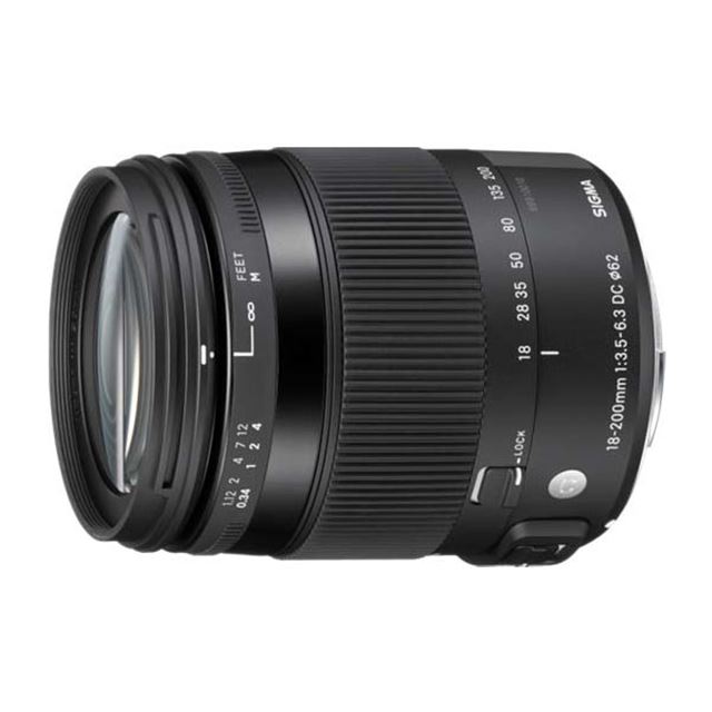 100%新品格安超広角～望遠撮影 Nikon 用 SIGMA 18-200mm DC #6409 レンズ(ズーム)