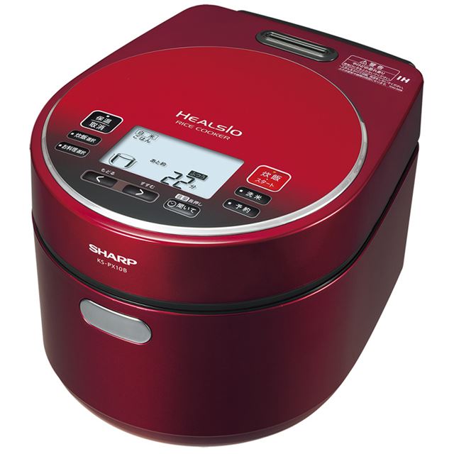 新品炊飯器　SHARP  ヘルシオIHジャー炊飯器　KS-MX10B-R RED
