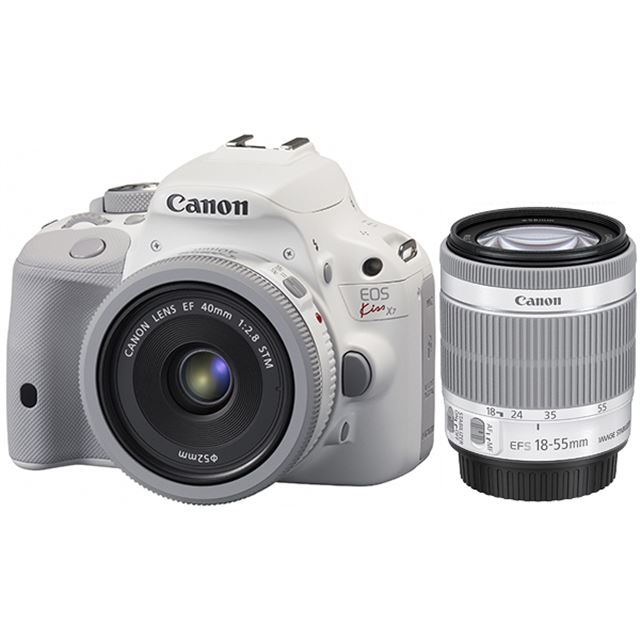 最適な材料 Canon EOS Kiss X7 ホワイト ダブルレンズキット＋望遠 ...