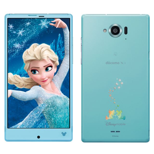 シャープ アナ雪のライブ壁紙などを搭載したディズニースマホ Sh 02g 価格 Com