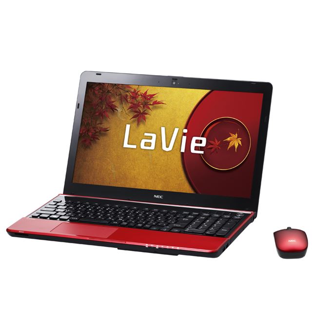 NECNEC LaVie i5 ノートパソコン 美品　人気の赤　11月末迄