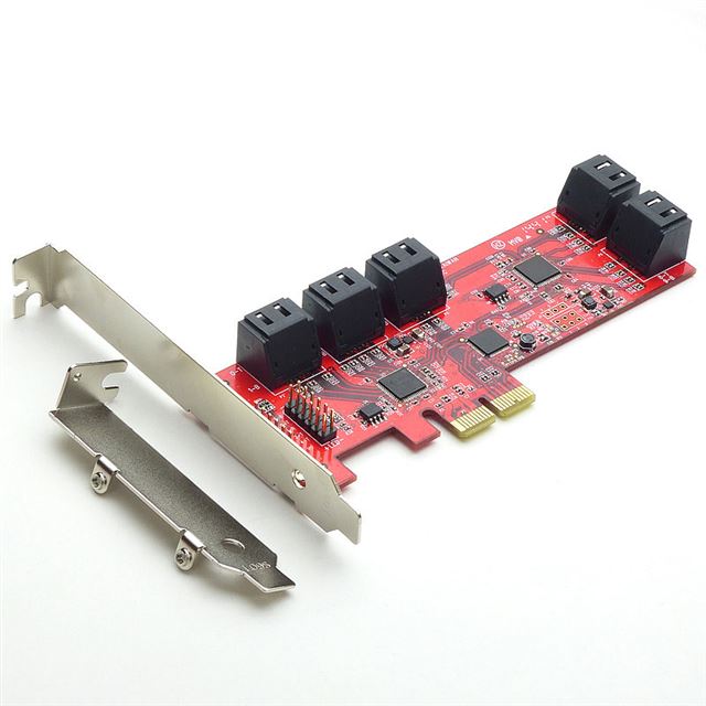 Projectm Sataを10ポート増設できる Pm Pcie10sata3 価格 Com