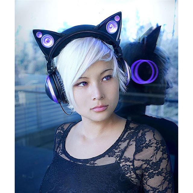 ネコ耳ヘッドフォン『AXENT WEAR』Cat Ear Headphones - ヘッドフォン