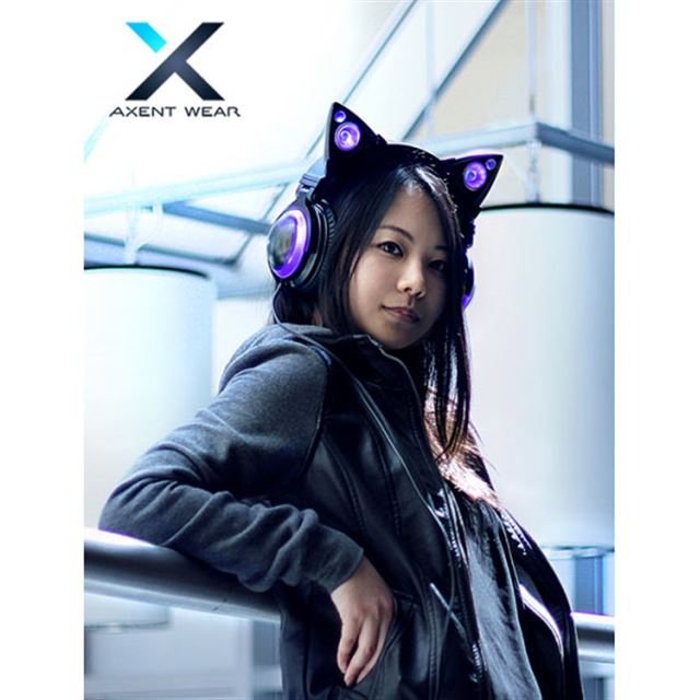 Axent Wear、未来的でサイバーな雰囲気の「ネコ耳ヘッドホン」を発売 - 価格.com