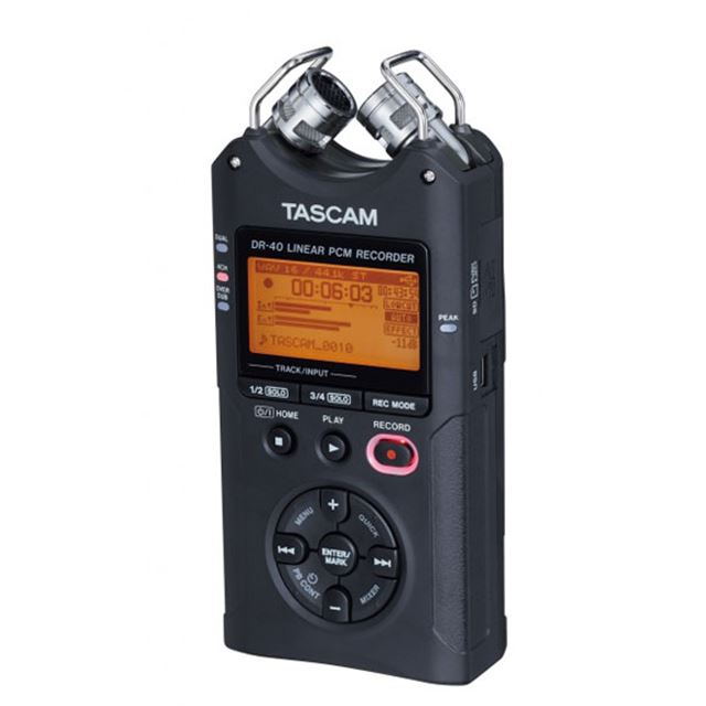 TASCAM、リニアPCMレコーダー「DR-40」に新機能追加モデル - 価格.com