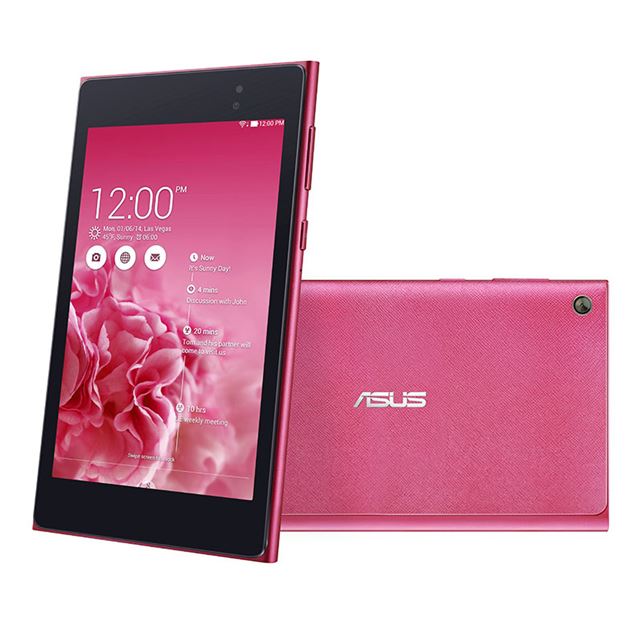 ASUS、SIMフリー7型タブレット「MeMO Pad 7」に新色ホットピンク