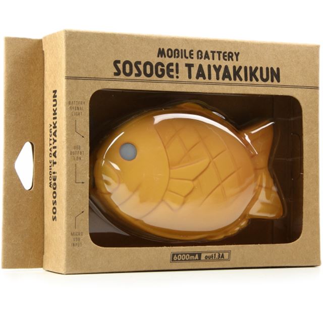 Natural Design たい焼き型バッテリー そそげ たいやきくん 価格 Com