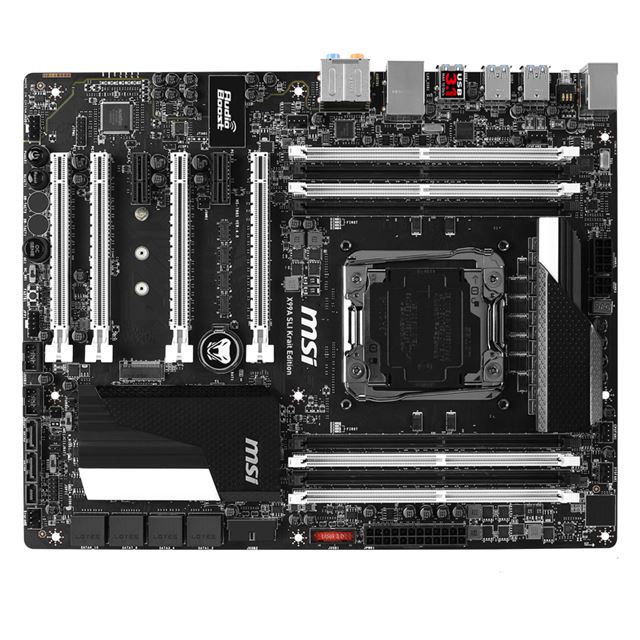 Msi Usb 3 1対応の白 黒マザー X99a Sli Krait Edition 価格 Com