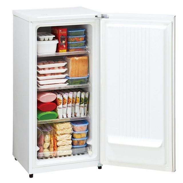 ハイアール、幅50cmで容量100Lのスリムな前開き式冷凍庫 - 価格.com