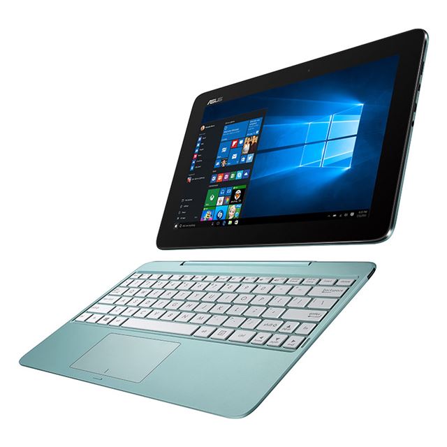 ASUS 2in1 タブレット ノートパソコン TransBook T100HA-BLUE ...