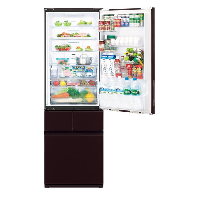 シャープ、150Lの大容量冷凍室を備えたスリムな410L冷蔵庫 - 価格.com