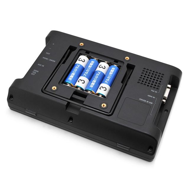 センチュリー、単3形乾電池で動作する7型液晶モニター - 価格.com