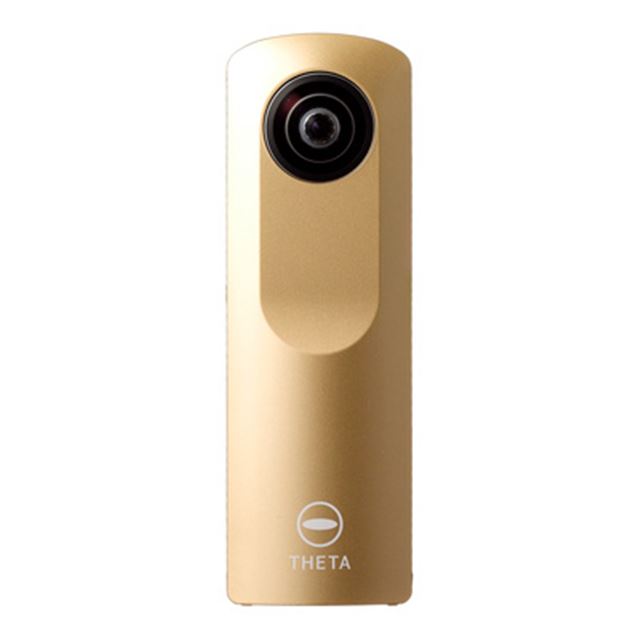 リコー、全天球デジカメ「RICOH THETA m15」に限定ゴールドモデル