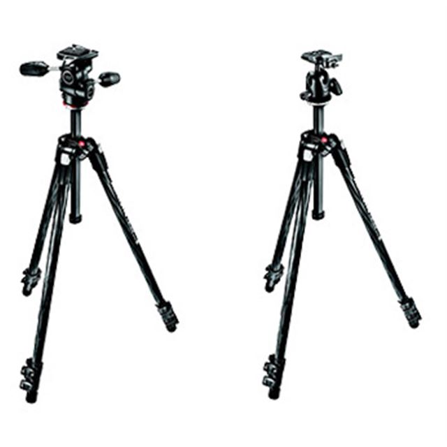 Manfrotto 三脚 290シリーズ DUAL アルミニウム 3段 3ウェイ雲台キット