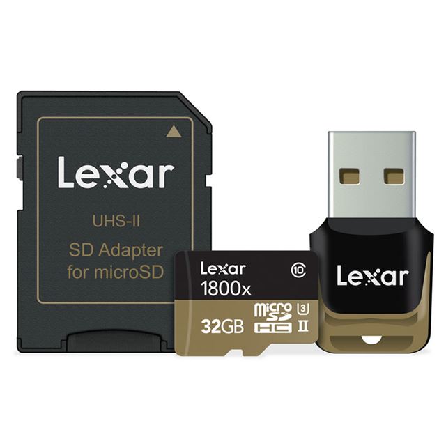 Professional 1800x microSD UHS-IIカード