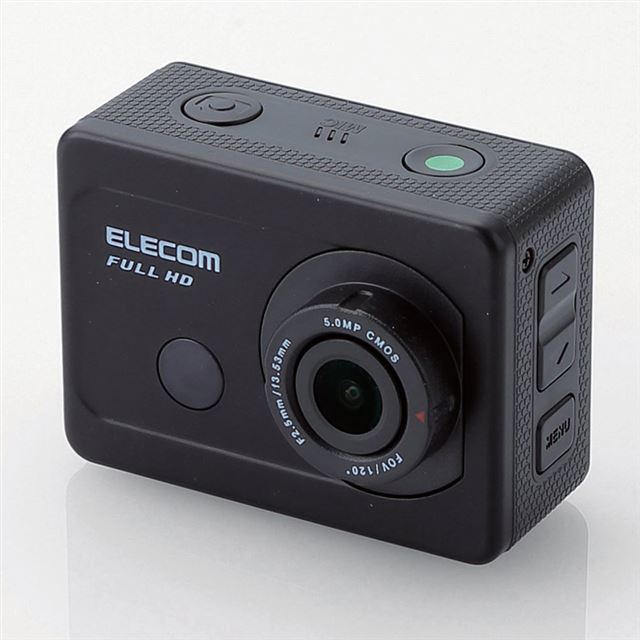 エレコム、20,779円で2型液晶搭載のフルHD対応アクションカメラなど