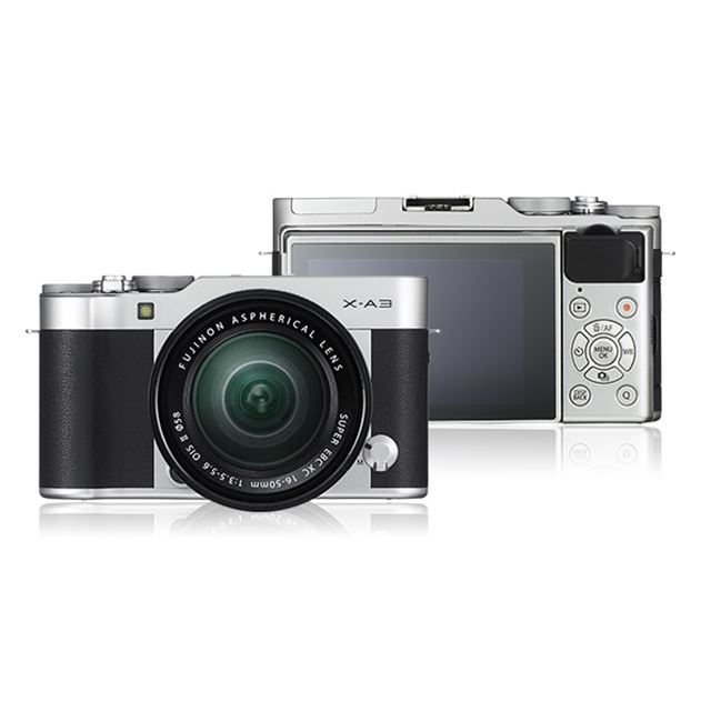 富士フイルム、クラシカルデザインのミラーレス一眼「FUJIFILM X-A3