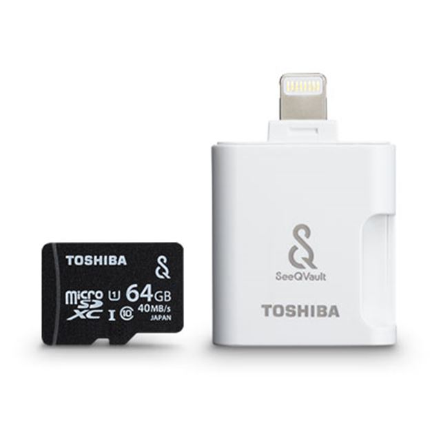 東芝、Lightning対応リーダーを同梱したSeeQVault対応microSD - 価格.com