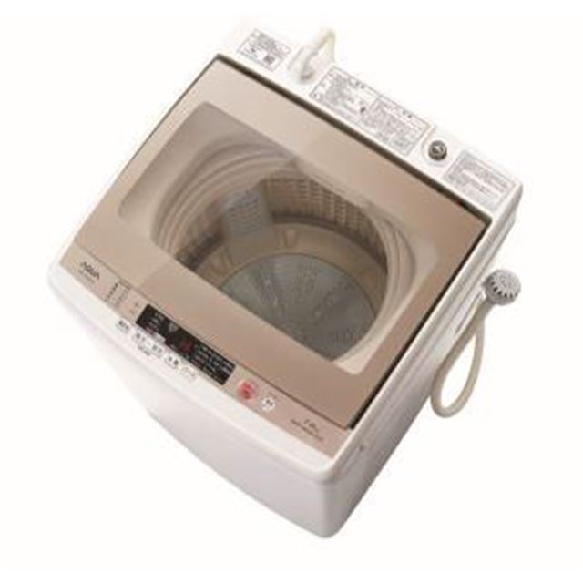 AQUA、ワイドガラストップ採用のDDMインバーターモーター搭載洗濯機2種
