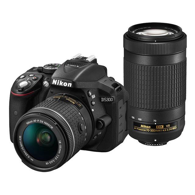 Nikon デジタル一眼レフカメラ D5300 18-55mm VR II レンズキット レッド 2400万画素 3.2型液晶 D5300L 