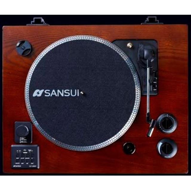 SANSUI、スマホの音楽も再生できるBluetooth搭載レコードプレーヤー ...