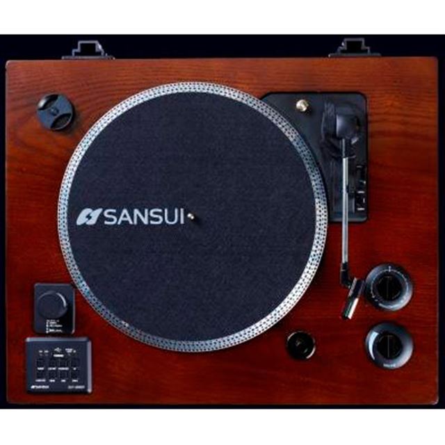 サンスイ　SANSUI SLP-5000BT スピーカー内蔵アナログプレーヤー