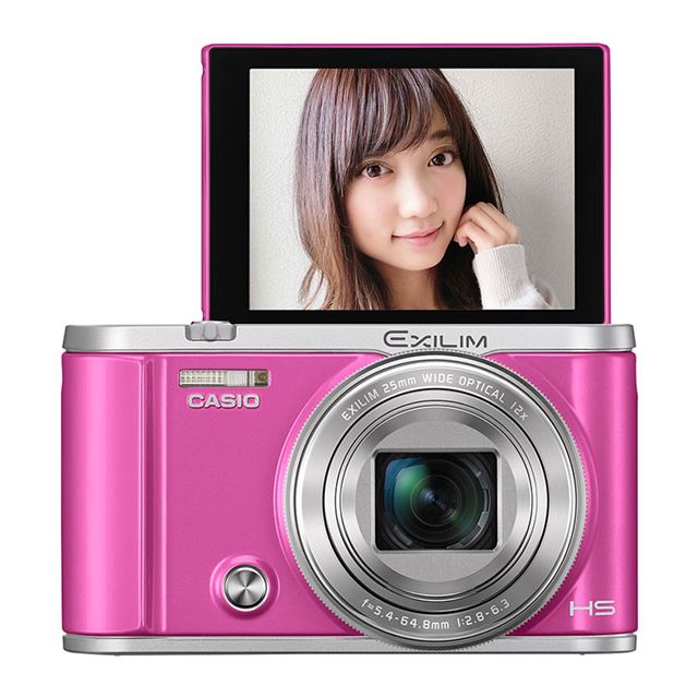カシオ、“好評につき”自撮りデジカメ「EX-ZR3200」を4/28に発売延期 