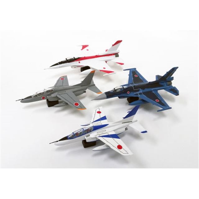 空自“ブルーインパルス”や“F-2 戦闘機”のマグネット付き1/144