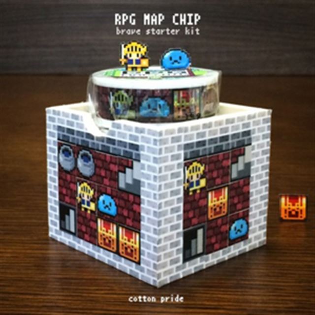 レトロrpg のようにアレンジ ドット絵デザインのマスキングテープ 価格 Com