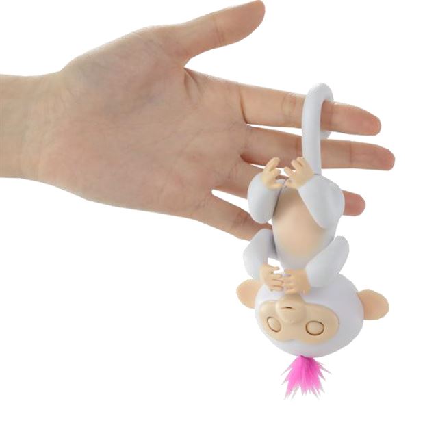通販 ハピネット｜Happinet 小っちゃな手のりモンキー ハグミン ブルー 電子ペット