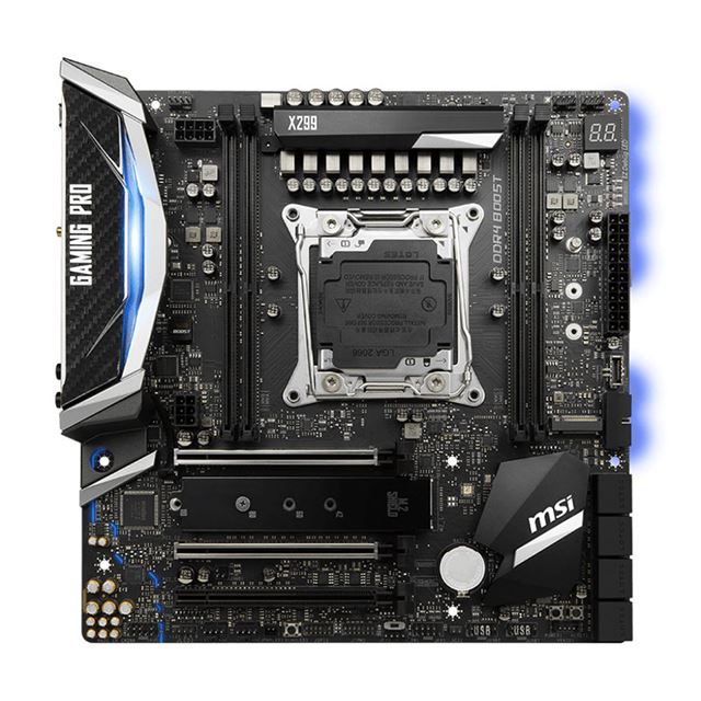 MSI、Skylake-X専用のMicro ATXマザー「X299M GAMING PRO CARBON AC